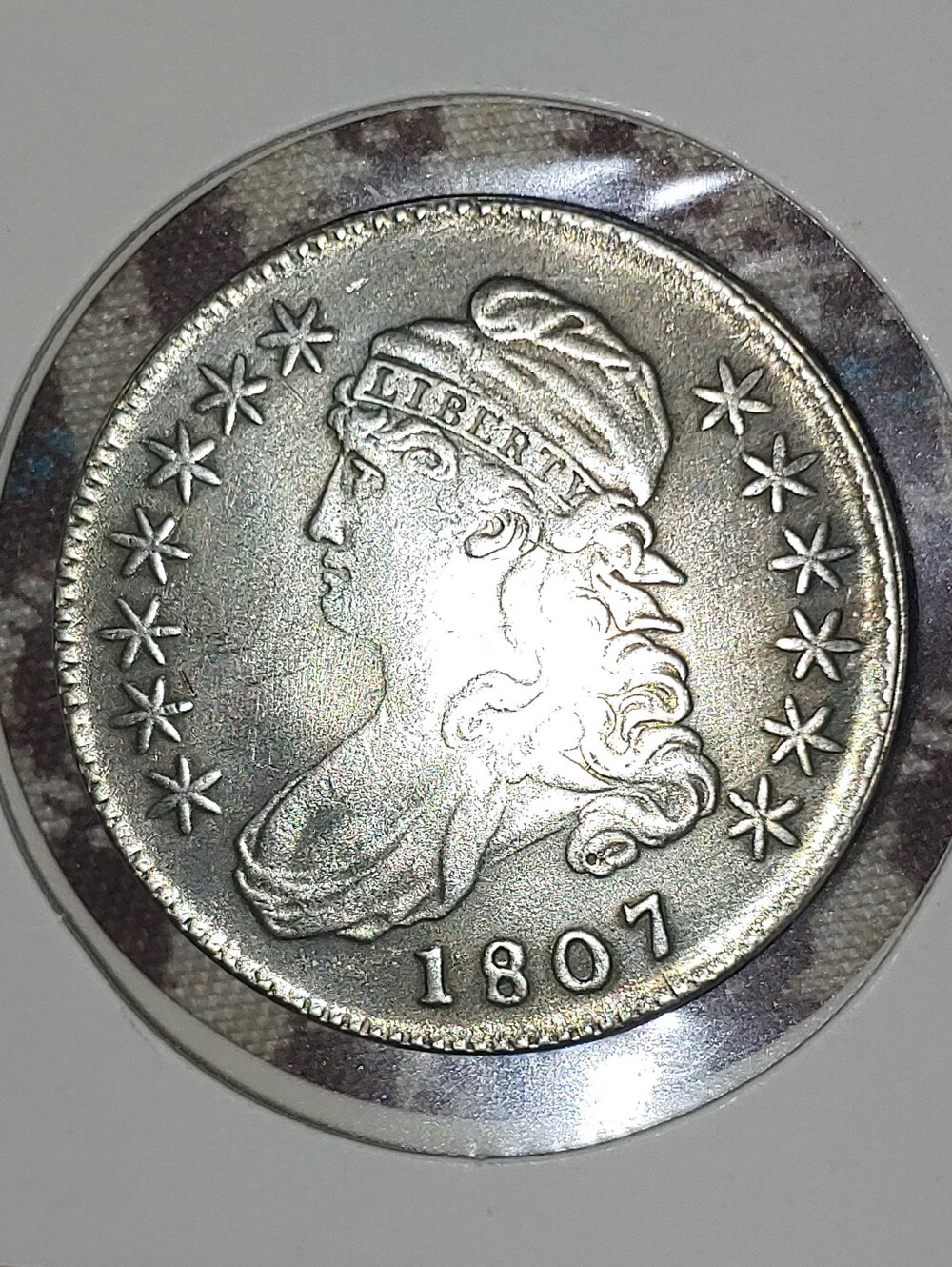 1807 Capped Bust  Half Dollar - Silver Tone